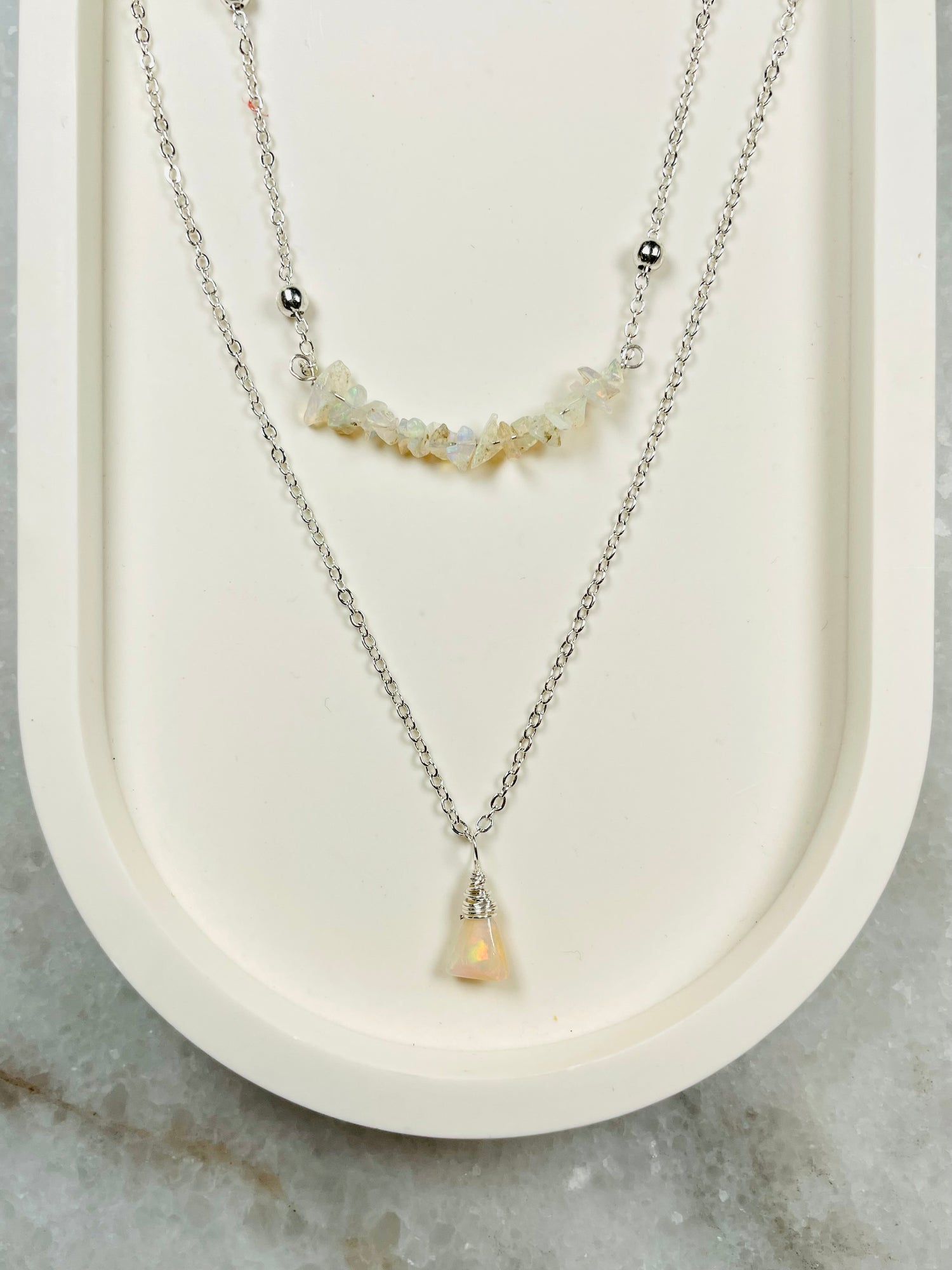 Opal Layered Necklace
