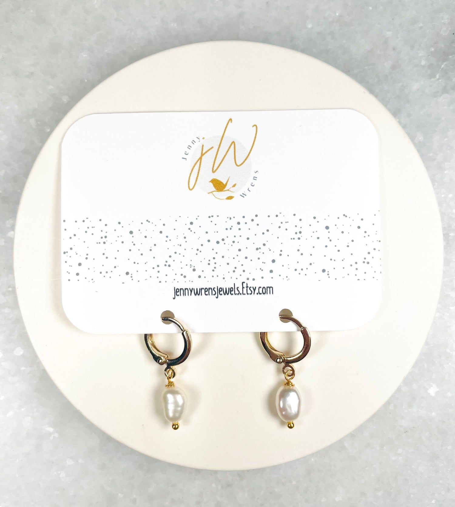 Freshwater Pearl Huggies