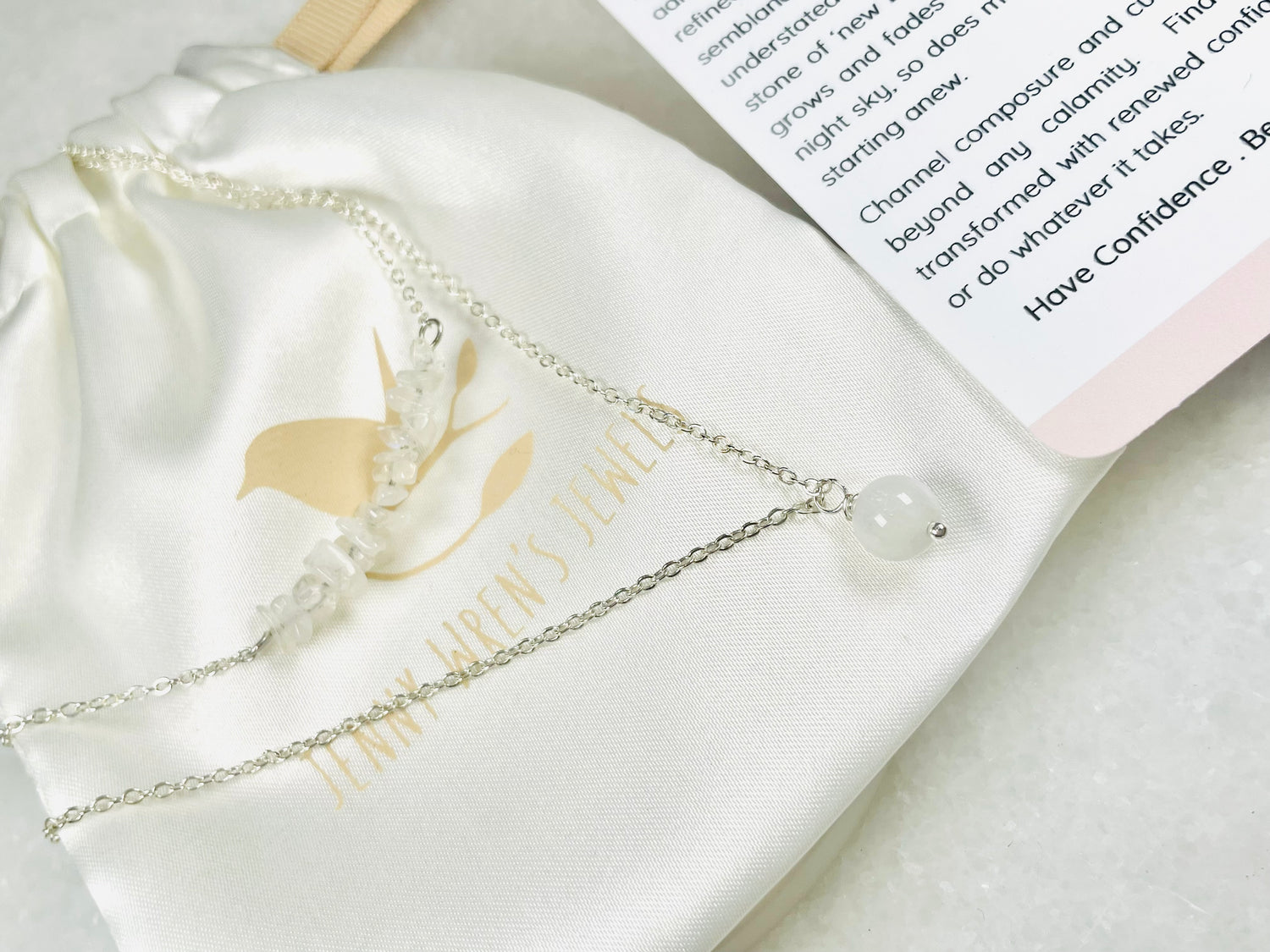 Moonstone Layered Necklace
