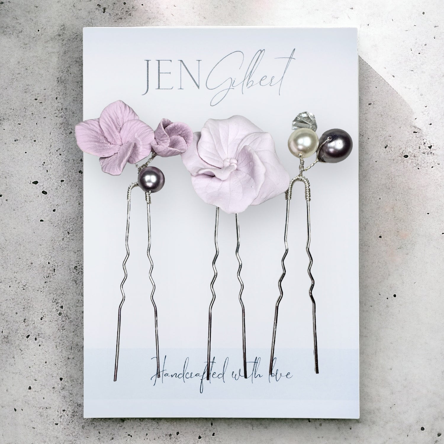 Violet Hair pin set