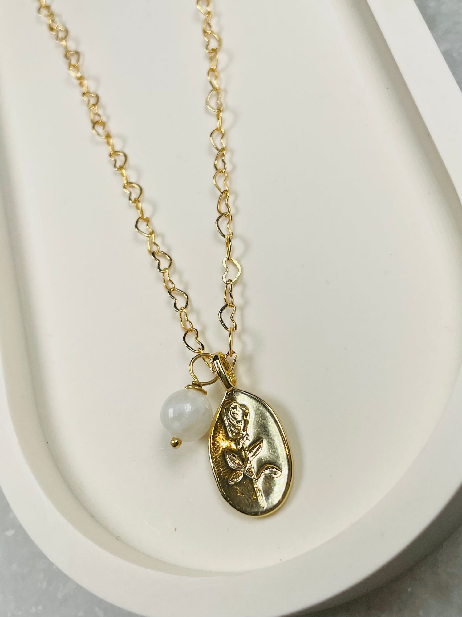 Moonstone Gold Pendant