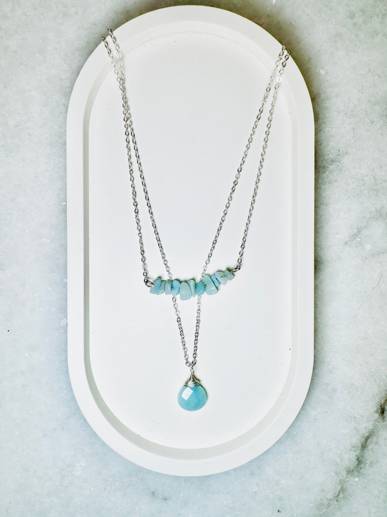 Amazonite Layered Necklace