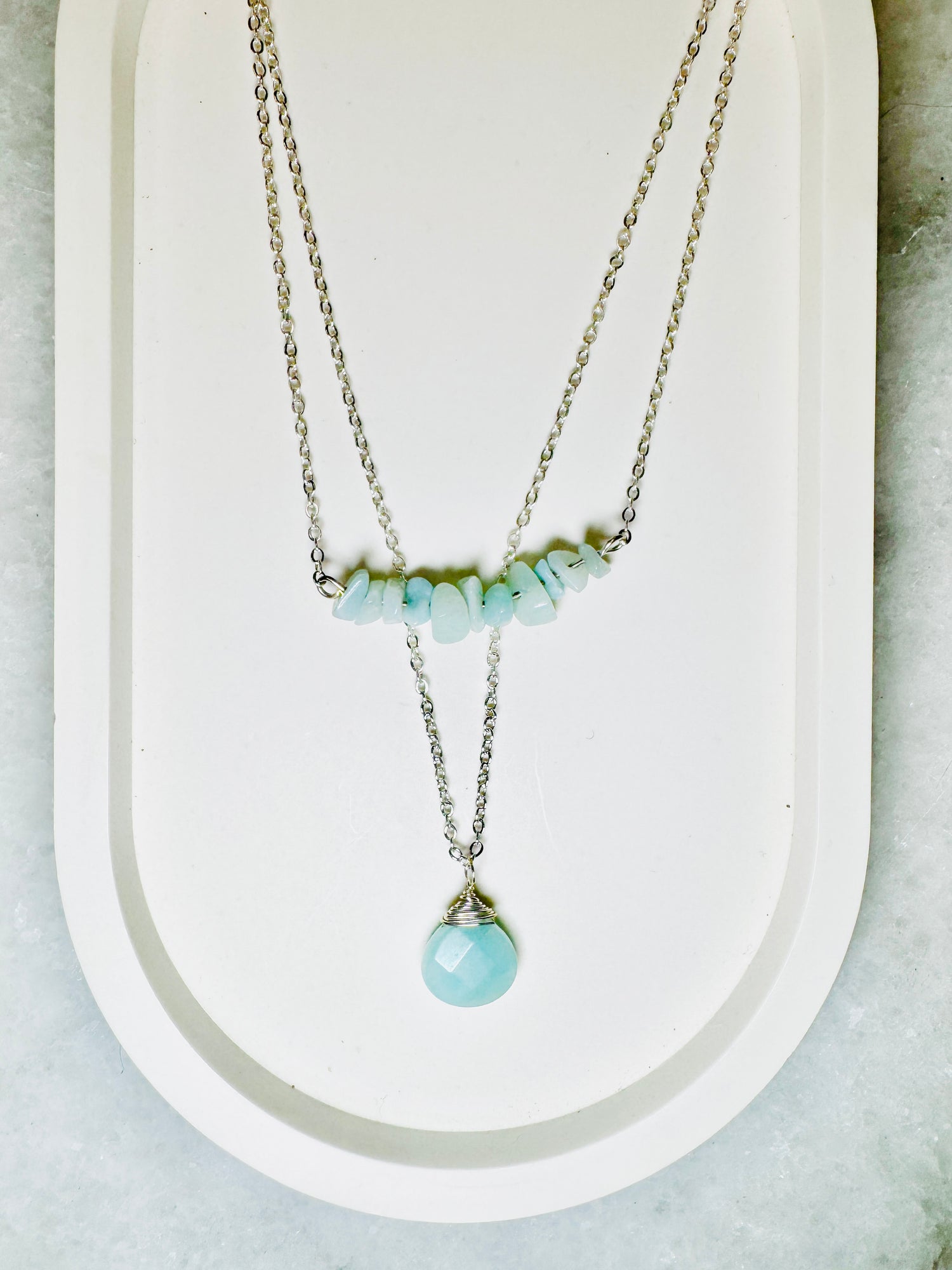 Amazonite Layered Necklace