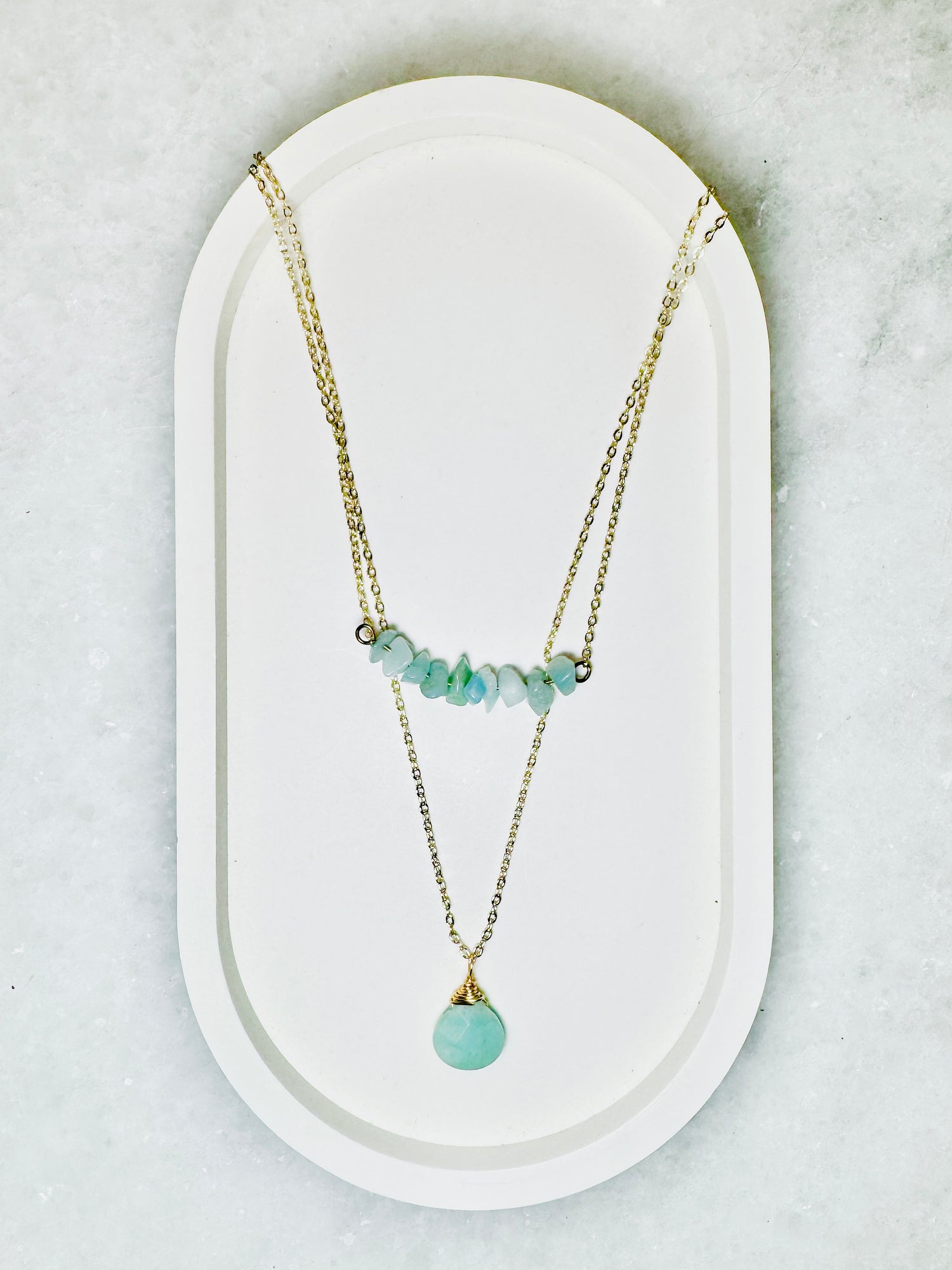 Amazonite Layered Necklace