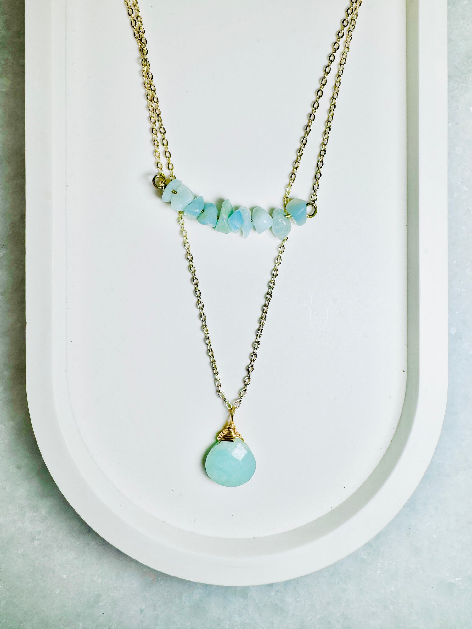 Amazonite Layered Necklace